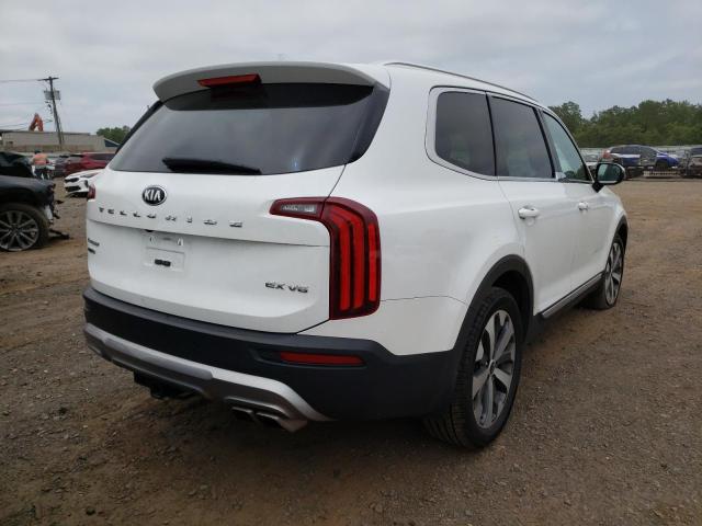 5XYP3DHC6LG067373 - 2020 KIA TELLURIDE WHITE photo 4