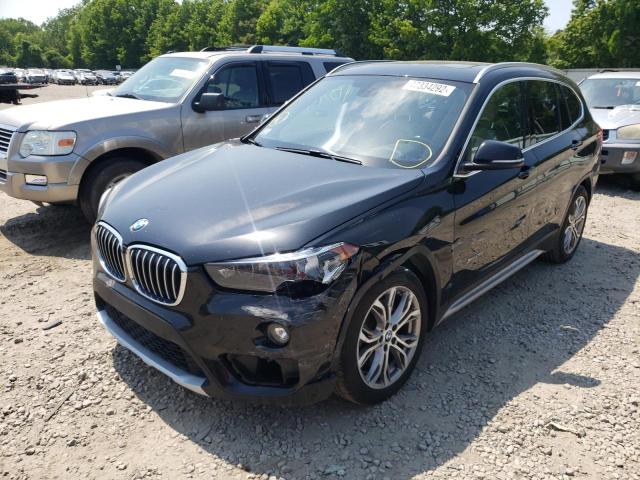 WBXHT3Z35H4A55708 - 2017 BMW X1 XDRIVE2 BLACK photo 2