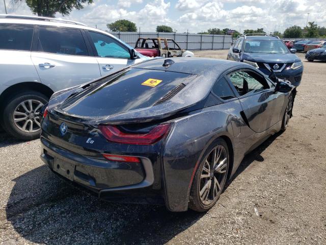 WBY2Z2C59FV392276 - 2015 BMW I8 GRAY photo 4