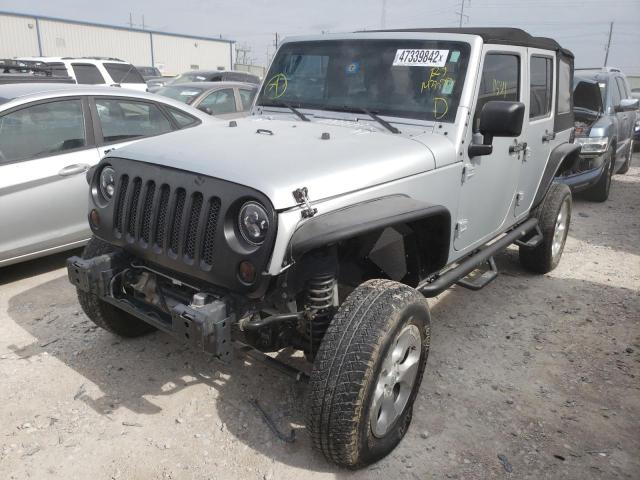 1C4HJWFG0CL143377 - 2012 JEEP RUBICON UL SILVER photo 2