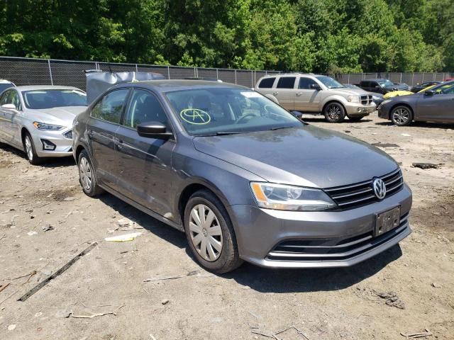 3VW2K7AJ8FM412611 - 2015 VOLKSWAGEN JETTA BASE 灰色 照片 1