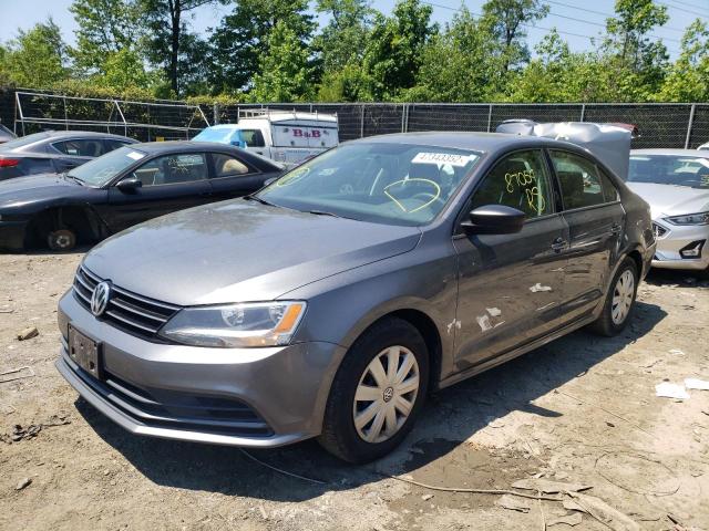 3VW2K7AJ8FM412611 - 2015 VOLKSWAGEN JETTA BASE 灰色 照片 2