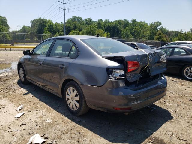 3VW2K7AJ8FM412611 - 2015 VOLKSWAGEN JETTA BASE 灰色 照片 3