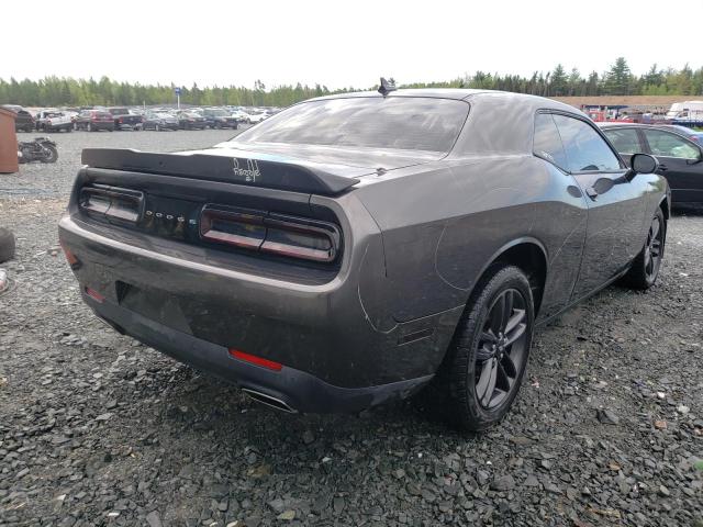 2C3CDZKGXKH592073 - 2019 DODGE CHALLENGER GRAY photo 4