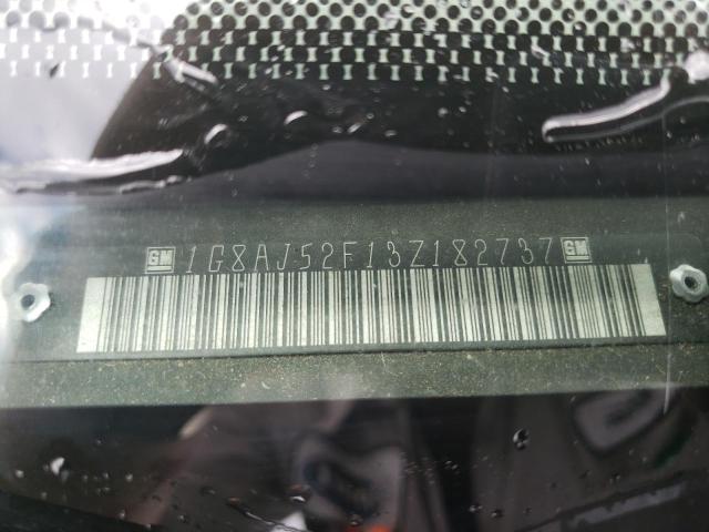 1G8AJ52F13Z182737 - 2003 SATURN ION LEVEL Mavi foto 10