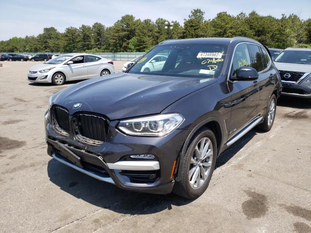 5UXTR9C54JLC74060 - 2018 BMW X3 XDRIVE3 BLACK photo 2