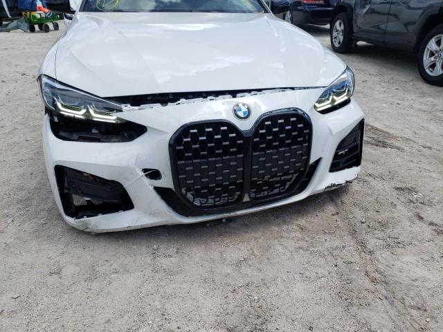 WBA13AR09MCF16723 - 2021 BMW M440XI WHITE photo 9