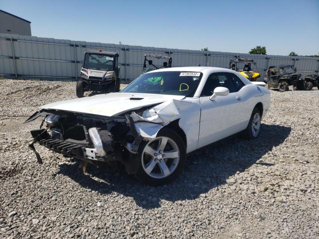 2C3CDYAG7EH153512 - 2014 DODGE CHALLENGER WHITE photo 2