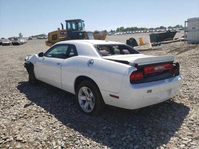 2C3CDYAG7EH153512 - 2014 DODGE CHALLENGER WHITE photo 3