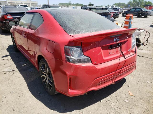 JTKJF5C76E3076183 - 2014 TOYOTA SCION TC წითელი ფოტო 3