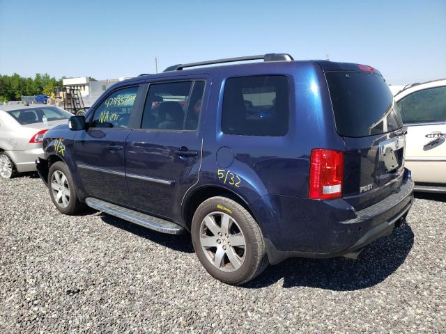 5FNYF4H98DB024632 - 2013 HONDA PILOT TOUR BLUE photo 3