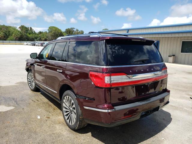 5LMJJ2LT3KEL03646 - 2019 LINCOLN NAVIGATOR 勃艮第红 照片 3