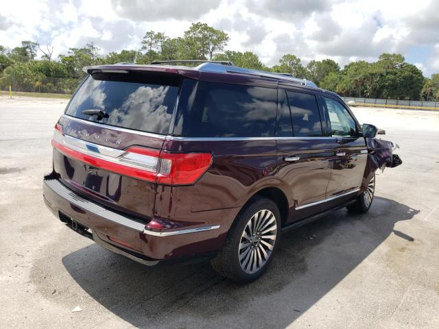 5LMJJ2LT3KEL03646 - 2019 LINCOLN NAVIGATOR 勃艮第红 照片 4
