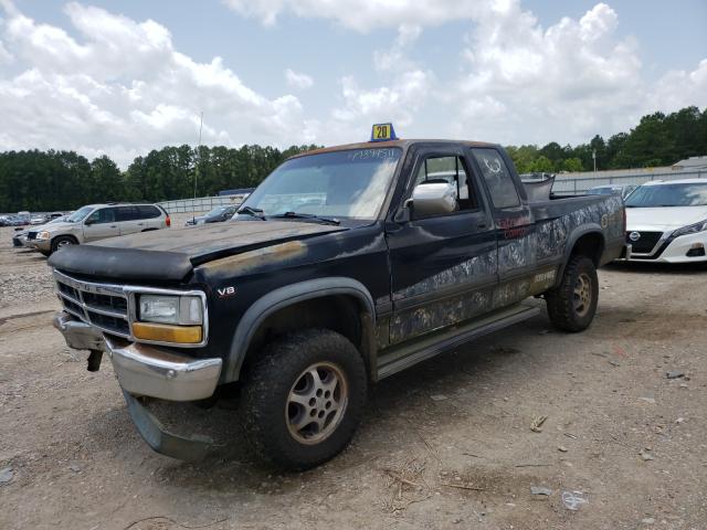 1B7GG23Y3TS543276 - 1996 DODGE DAKOTA TWO TONE photo 2