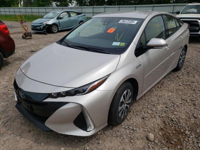 JTDKARFP2L3132307 - 2020 TOYOTA PRIUS PRIM 奶油色 照片 2