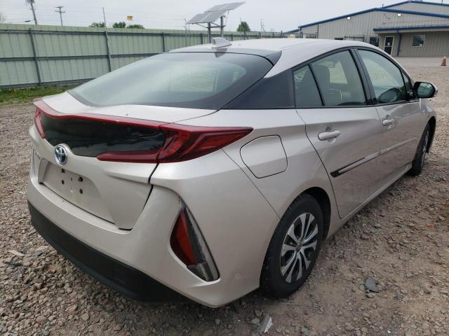 JTDKARFP2L3132307 - 2020 TOYOTA PRIUS PRIM 奶油色 照片 4