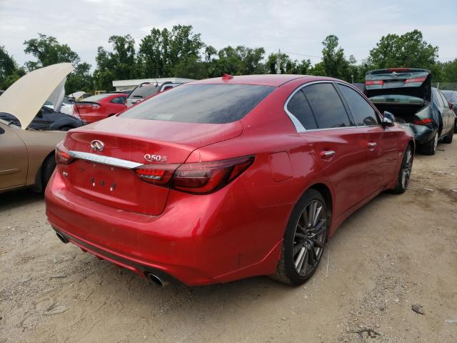 JN1FV7AR9KM801154 - 2019 INFINITI Q50 RED SP RED photo 4