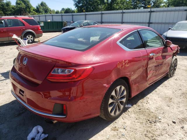 1HGCT1B37DA021012 - 2013 HONDA ACCORD LX- RED photo 4