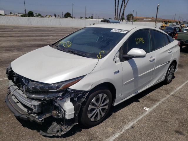 JTDKAMFP8M3177806 - 2021 TOYOTA PRIUS PRIM 白色 照片 2