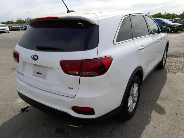 5XYPG4A37LG652994 - 2020 KIA SORENTO L WHITE photo 4