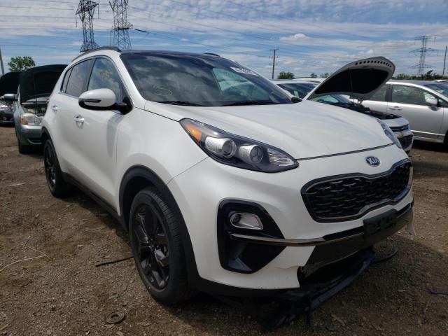 KNDP63AC5L7754806 - 2020 KIA SPORTAGE S WHITE photo 1