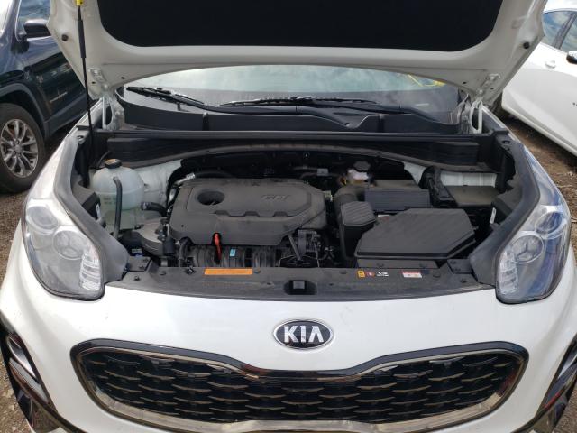 KNDP63AC5L7754806 - 2020 KIA SPORTAGE S WHITE photo 7