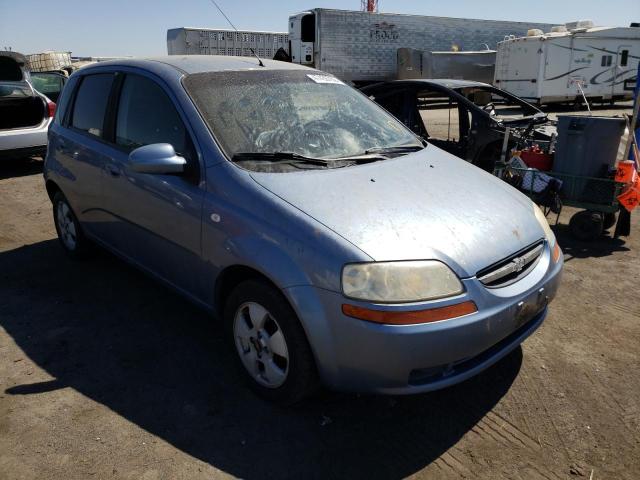 KL1TD66646B666542 - 2006 CHEVROLET AVEO BASE BLUE photo 1