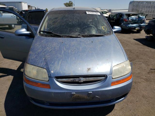 KL1TD66646B666542 - 2006 CHEVROLET AVEO BASE BLUE photo 9