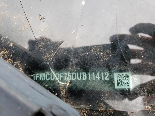 1FMCU0F76DUB11412 - 2013 FORD ESCAPE S GRAY photo 10