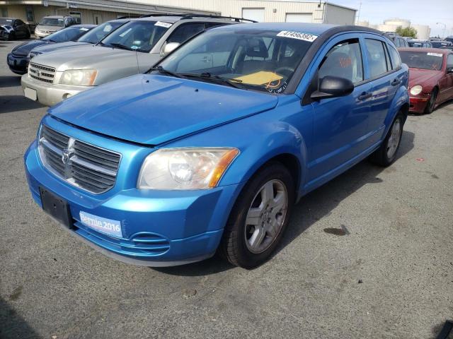 1B3HB48B18D779585 - 2008 DODGE CALIBER SX BLUE photo 2