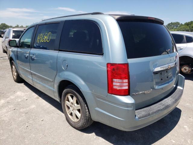 2A8HR54P78R728180 - 2008 CHRYSLER TOWN & CNT BLUE photo 3