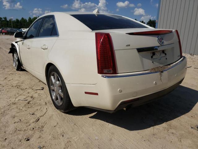 1G6DF577290154337 - 2009 CADILLAC CTS WHITE photo 3