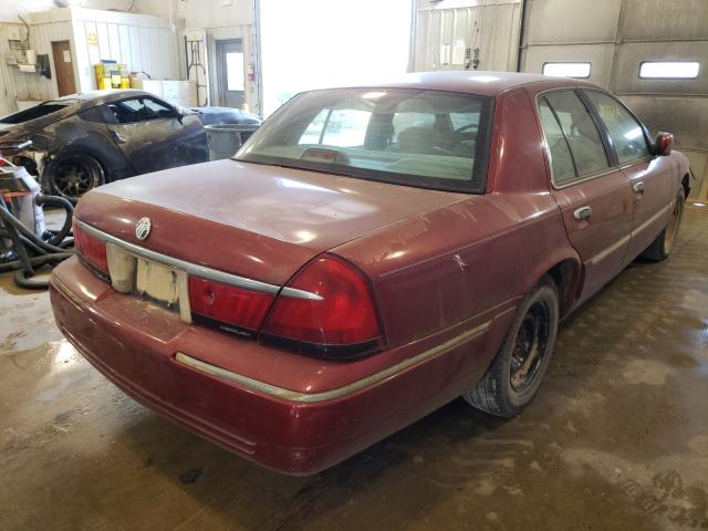 2MEFM75W6XX685779 - 1999 MERCURY GRAND MARQ RED photo 4