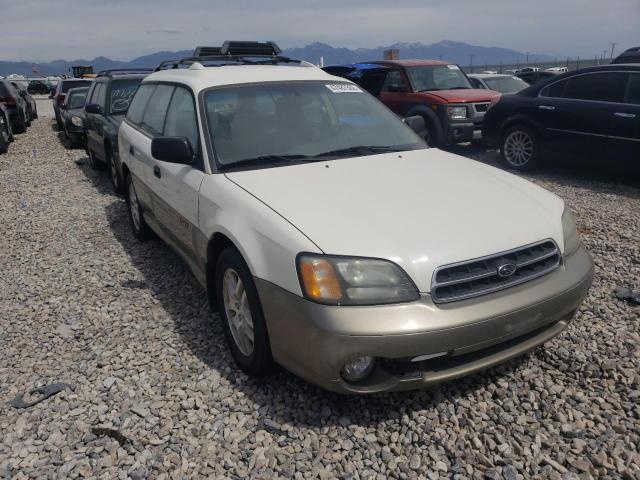 4S3BH665727616165 - 2002 SUBARU OUTBACK WHITE photo 1