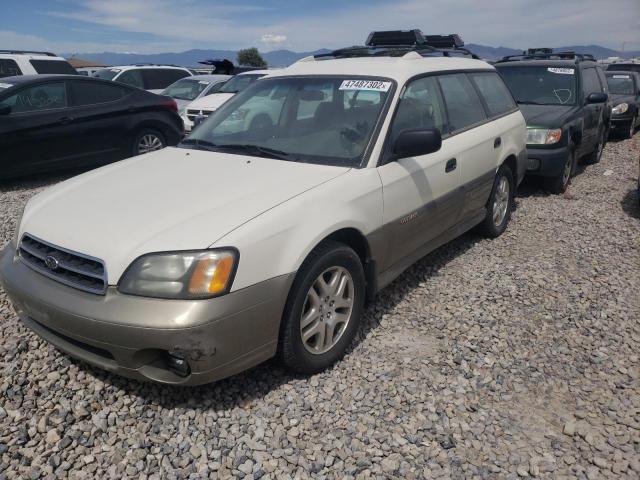 4S3BH665727616165 - 2002 SUBARU OUTBACK WHITE photo 2