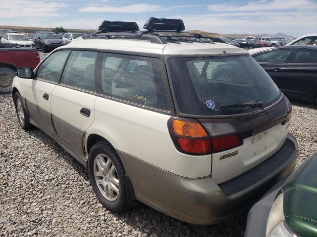 4S3BH665727616165 - 2002 SUBARU OUTBACK WHITE photo 3