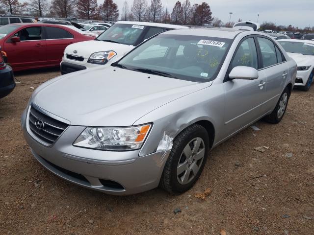 5NPET46C39H488401 - 2009 HYUNDAI SONATA GLS SILVER photo 2