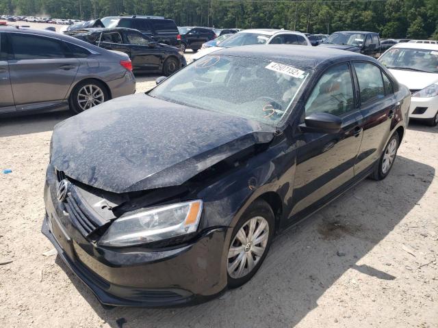 3VW1K7AJXEM351076 - 2014 VOLKSWAGEN JETTA BASE 黑色 照片 2