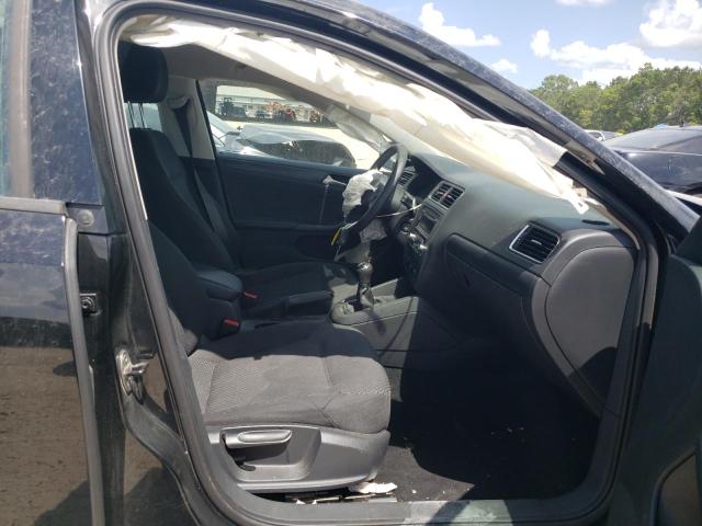 3VW1K7AJXEM351076 - 2014 VOLKSWAGEN JETTA BASE 黑色 照片 5