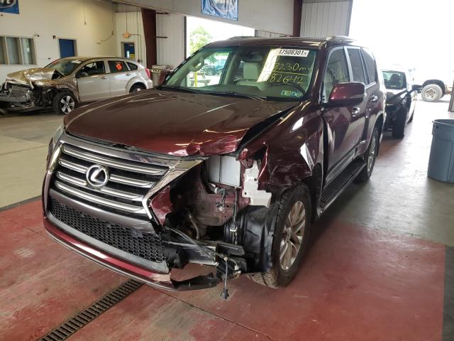 JTJBM7FX6E5082642 - 2014 LEXUS GX 460 MAROON photo 2