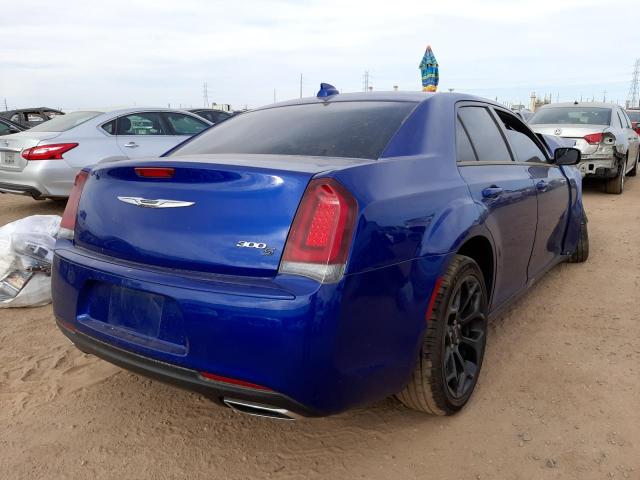 2C3CCABG7KH515133 - 2019 CHRYSLER 300 S BLUE photo 4