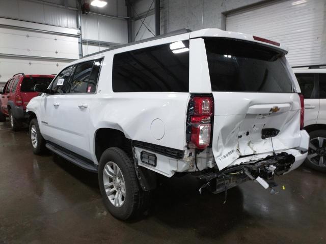 1GNSKHKC1LR229805 - 2020 CHEVROLET SUBURBAN K WHITE photo 3