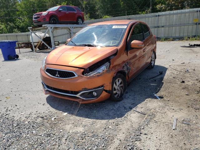 ML32A4HJ3JH008626 - 2018 MITSUBISHI MIRAGE SE ORANGE photo 2