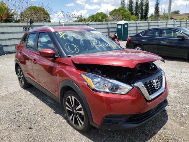 3N1CP5CV8LL569749 - 2020 NISSAN KICKS SV RED photo 1