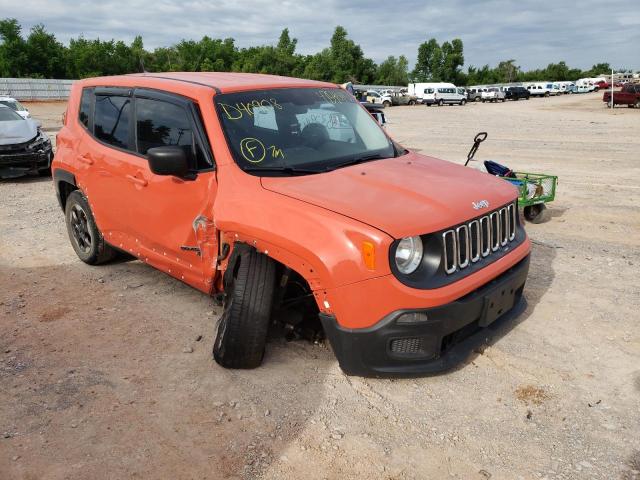 ZACCJAAT0GPD40908 - 2016 JEEP RENEGADE S Narıncı foto 1