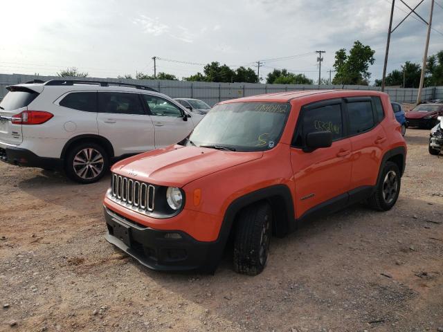ZACCJAAT0GPD40908 - 2016 JEEP RENEGADE S Narıncı foto 2