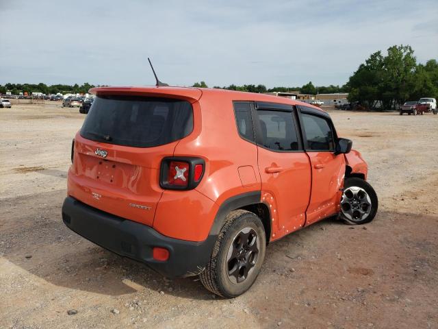 ZACCJAAT0GPD40908 - 2016 JEEP RENEGADE S Narıncı foto 4