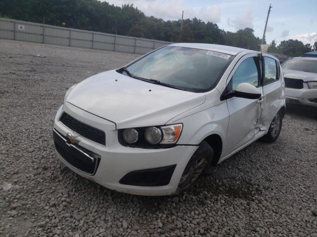 1G1JA6SH6C4188312 - 2012 CHEVROLET SONIC LS WHITE photo 2