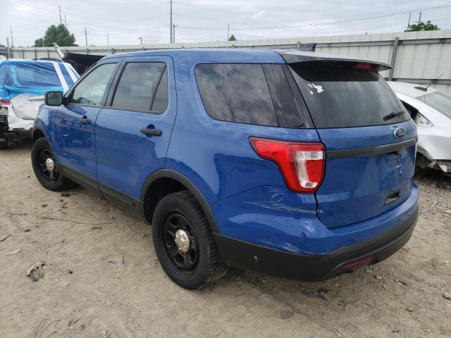 1FM5K8AT6GGD06317 - 2016 FORD EXPLORER P BLUE photo 3