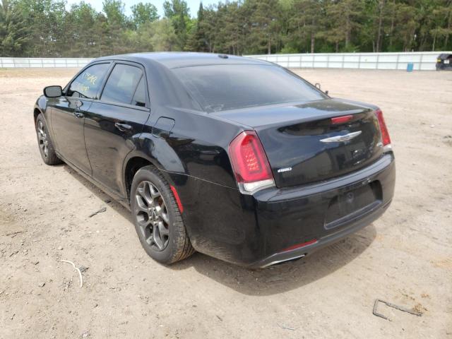 2C3CCAGGXHH631539 - 2017 CHRYSLER 300 S BLACK photo 3